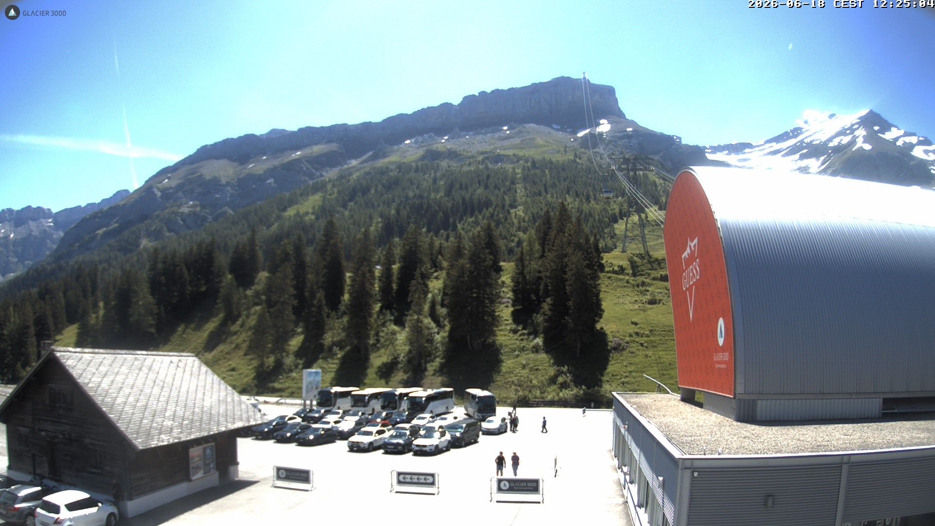 Ormont-Dessus › Südosten: Col-du-Pillon - Glacier 3000 Bergbahn Luftseilbahn