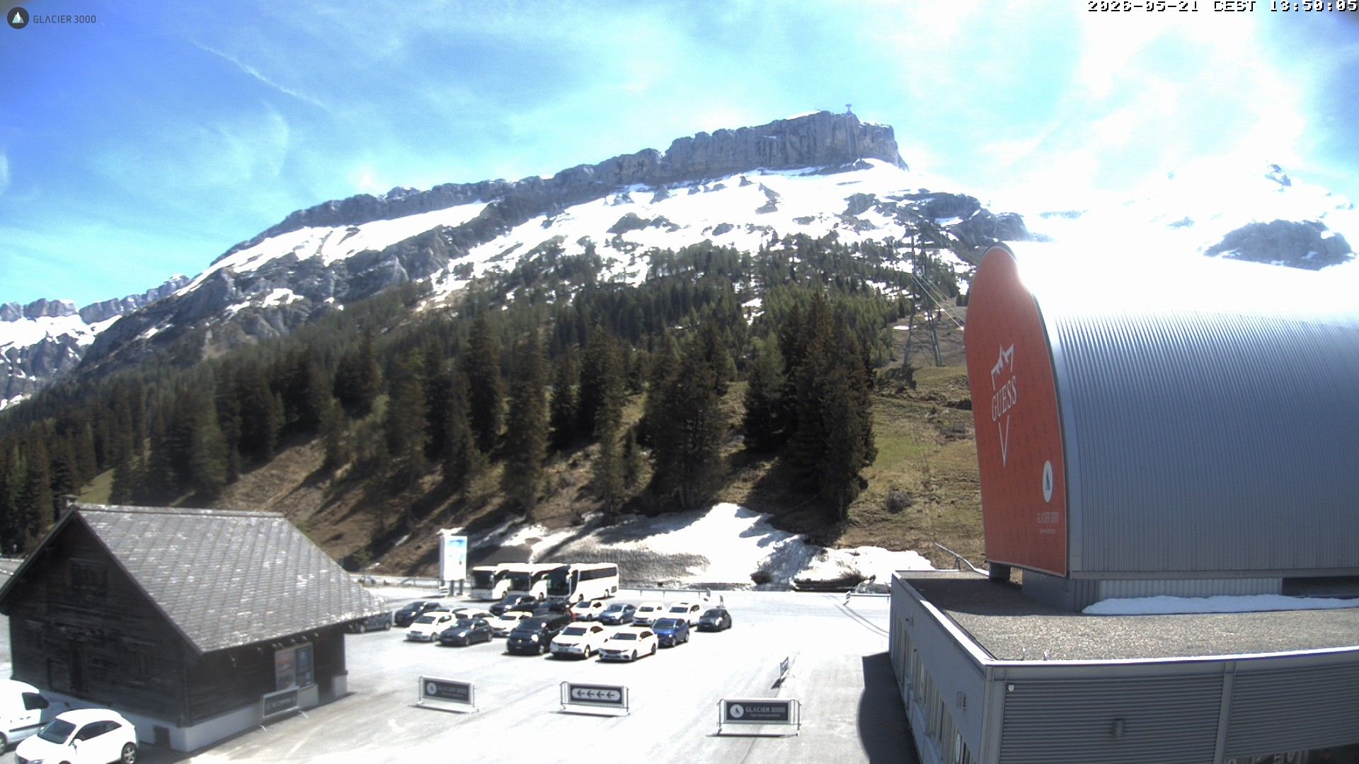 Ormont-Dessus › Südosten: Col-du-Pillon - Glacier 3000 Bergbahn Luftseilbahn