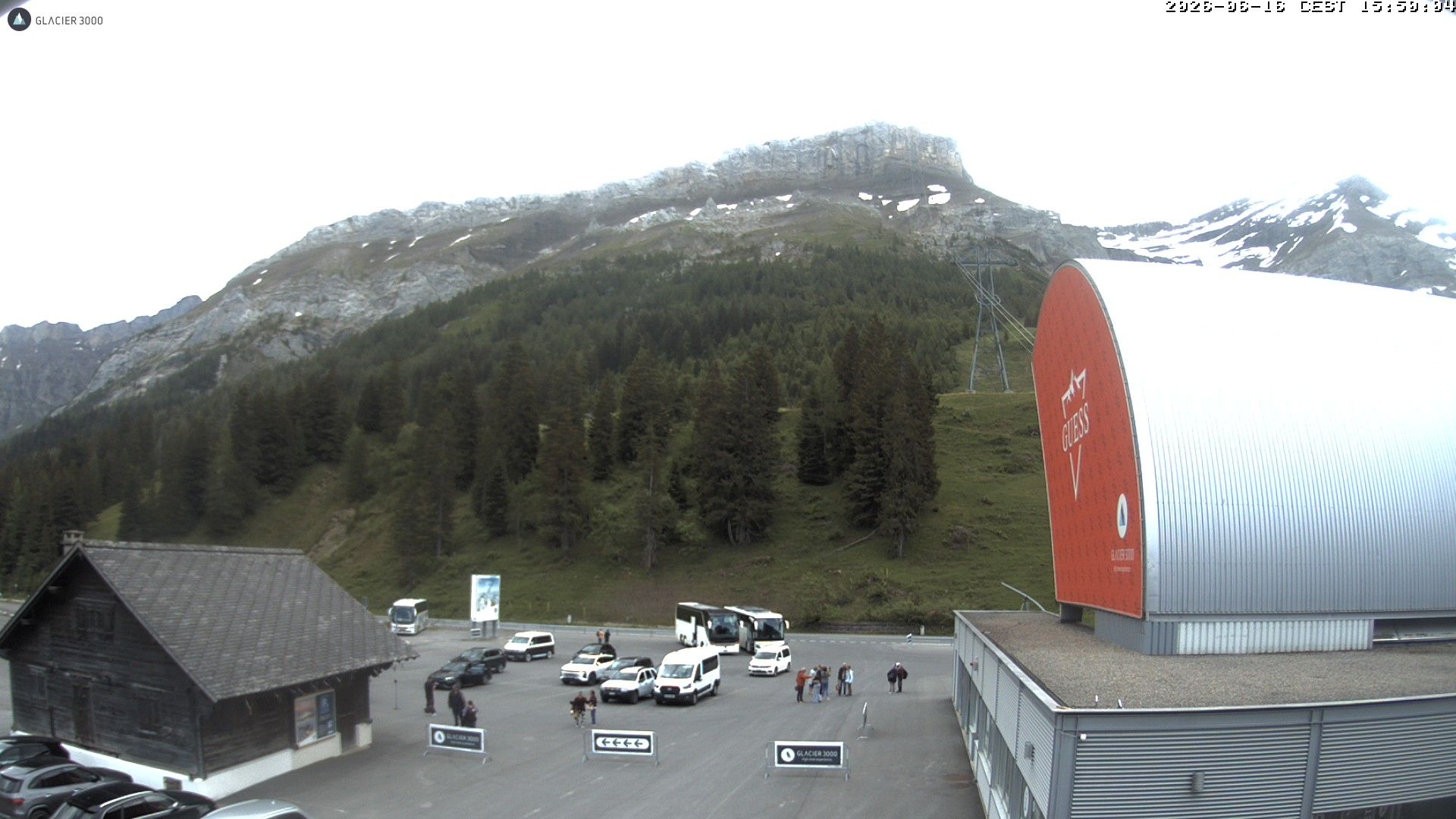 Ormont-Dessus › Südosten: Col-du-Pillon - Glacier 3000 Bergbahn Luftseilbahn