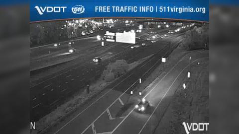 Traffic Cam Springfield Station: I-95 - MM 169.3 - NB - At Route 289 (Franconia-Springfield Pkwy)