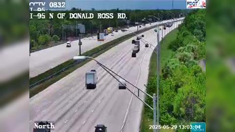 Traffic Cam North Palm Beach Heights: I-95 N of Donald R