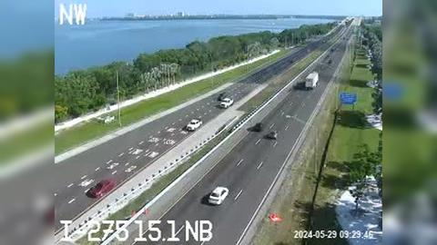 Traffic Cam Saint Petersburg: I-275 NB at North Toll