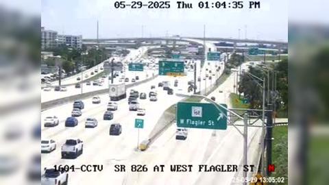 Traffic Cam Flagami: SR-826 at Flagler Street