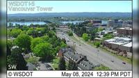 Officers Row: I-5 at MP 0.81: Tower View - Day time