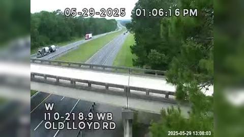 Traffic Cam Lloyd: I10-MM 218.9 WB- Old - Rd