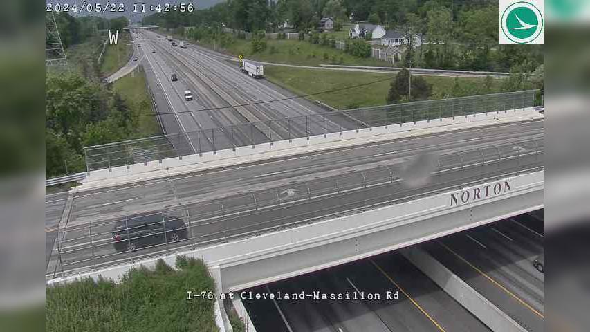Traffic Cam Norton: I-76 at Cleveland Massillon Rd
