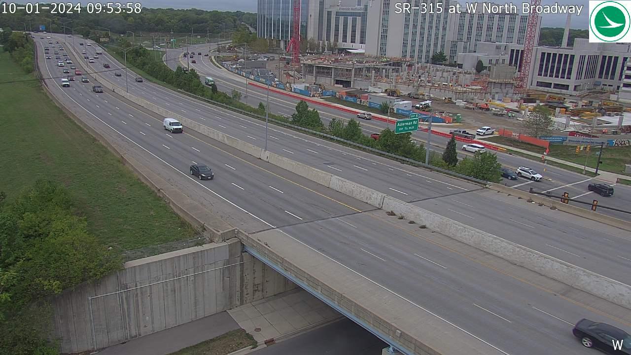 Traffic Cam Columbus: SR-315 at W North Broadway