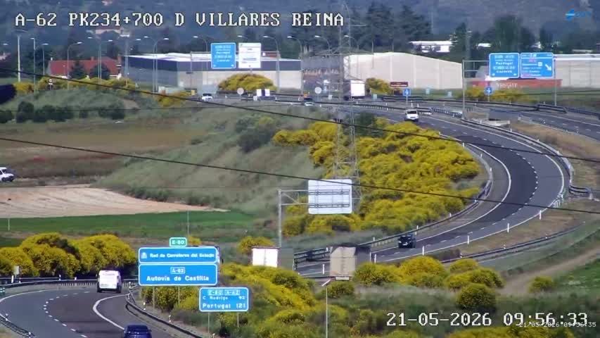Traffic Cam Villares de la Reina: Autovía de Castilla