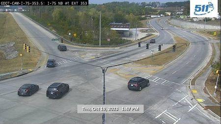 Traffic Cam Morris Estates: GDOT-CAM-I-75-353.5--1