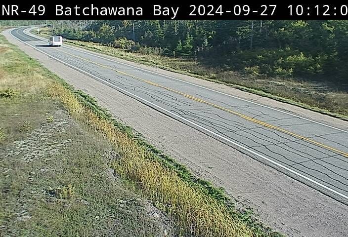 Traffic Cam Unorganized North Algoma: Highway 17 near Batchawana Bay