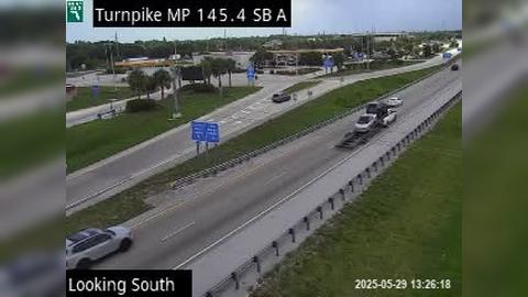 Traffic Cam Port St. Lucie: s Turnpike SB at MP 145.4