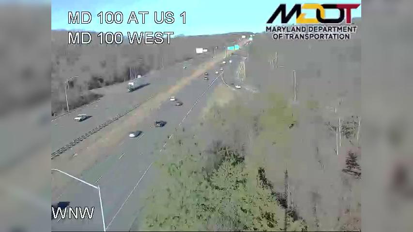 Traffic Cam Wesley Grove: MD 100 AT US 1 (713014)