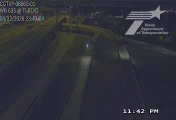 Traffic Cam Dallas › East: LBJ Express I-635 @ T.I. Blvd Crossover