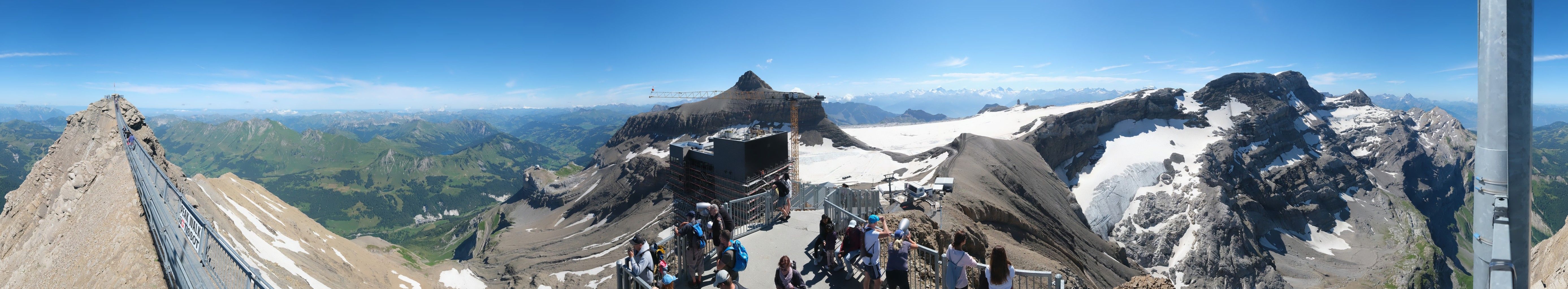 Ormont-Dessus: Scex Rouge - Oldenhorn - Diablerets - Glacier 3000