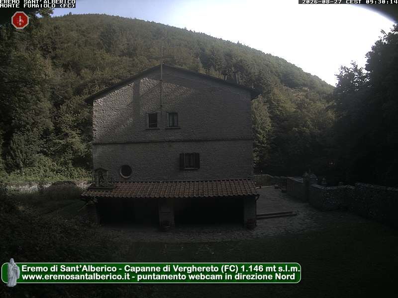 Traffic Cam Balze: Eremo di Sant'Alberico Fratel Michele di Gesù Loc. Capanne VERGHERETO (FC)
