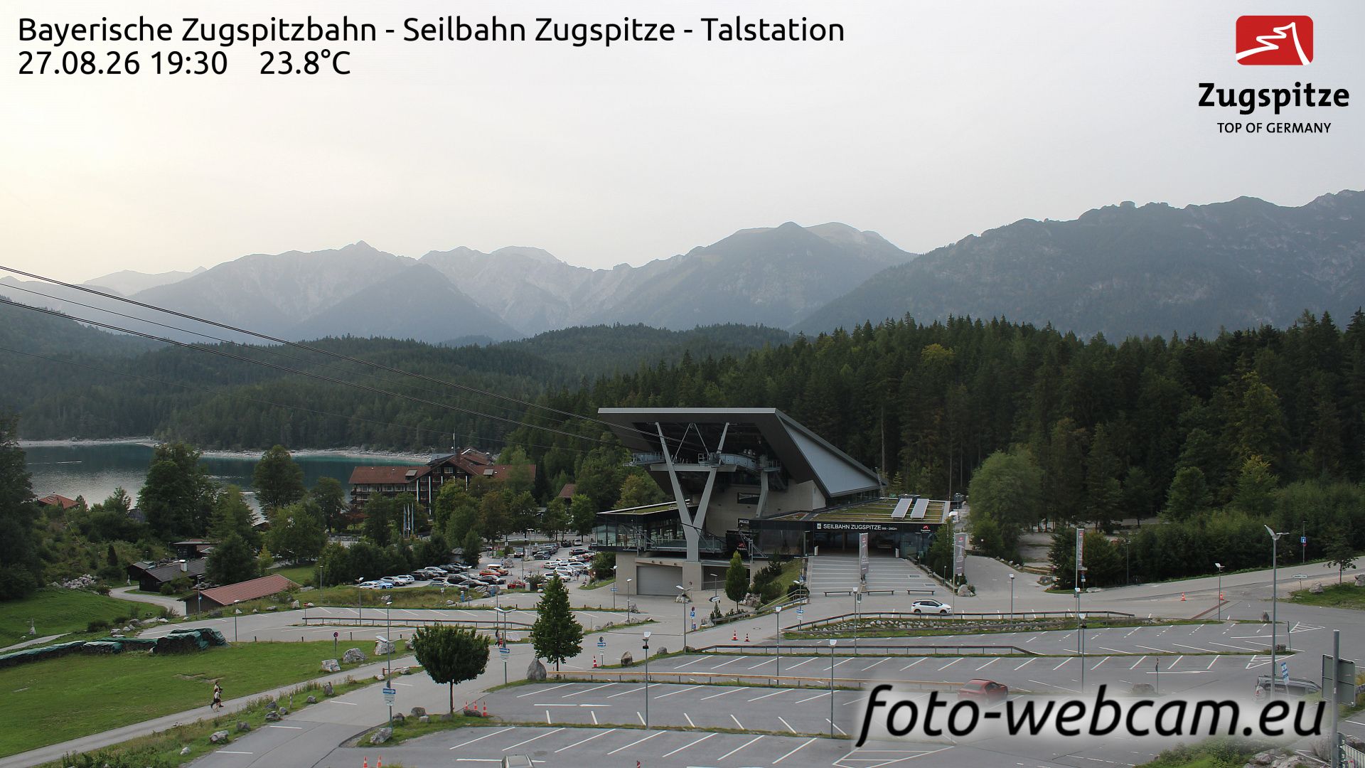 Traffic Cam Grainau › North-West: Eibsee Cable Car