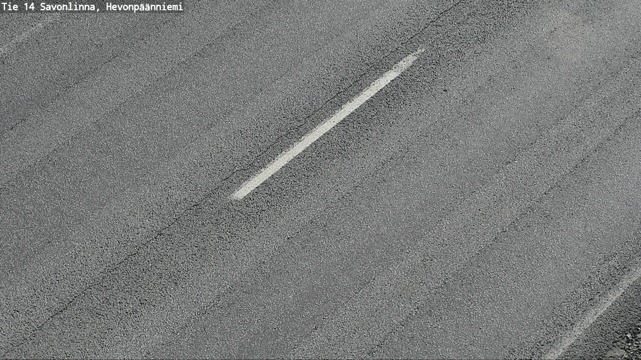 Traffic Cam Savonlinna: Tie14 - Hevonpaanniemi - Tienpinta