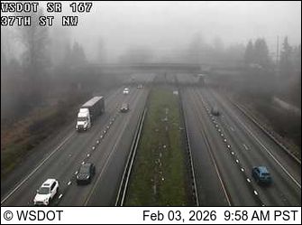 Traffic Cam Meredith: SR 167 at MP 17.1: 37th St NW