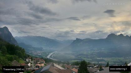 Triesenberg › Süd-West: Triesen - Gauschlastrasse - Trübbach, Bahnhof - Gonzen - Sargans - Vilters-Wangs - Pizol - Rheintal - Rhein