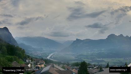 Triesenberg › Süd-West: Triesen - Gauschlastrasse - Trübbach, Bahnhof - Gonzen - Sargans - Vilters-Wangs - Pizol - Rheintal - Rhein