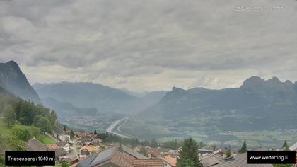 Triesenberg › Süd-West: Triesen - Gauschlastrasse - Trübbach, Bahnhof - Gonzen - Sargans - Vilters-Wangs - Pizol - Rheintal - Rhein