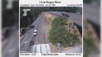 Last daylight view from Rogue River: I 5 at