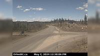 Tumbler Ridge › North-West: Hwy 29 at Hwy 52, looking west on Hwy - Day time