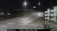 Hilliers > East: Hwy 4 at Alberni Hwy (Hwy 4A) junction, about 2 km west of Coombs, looking east - Current