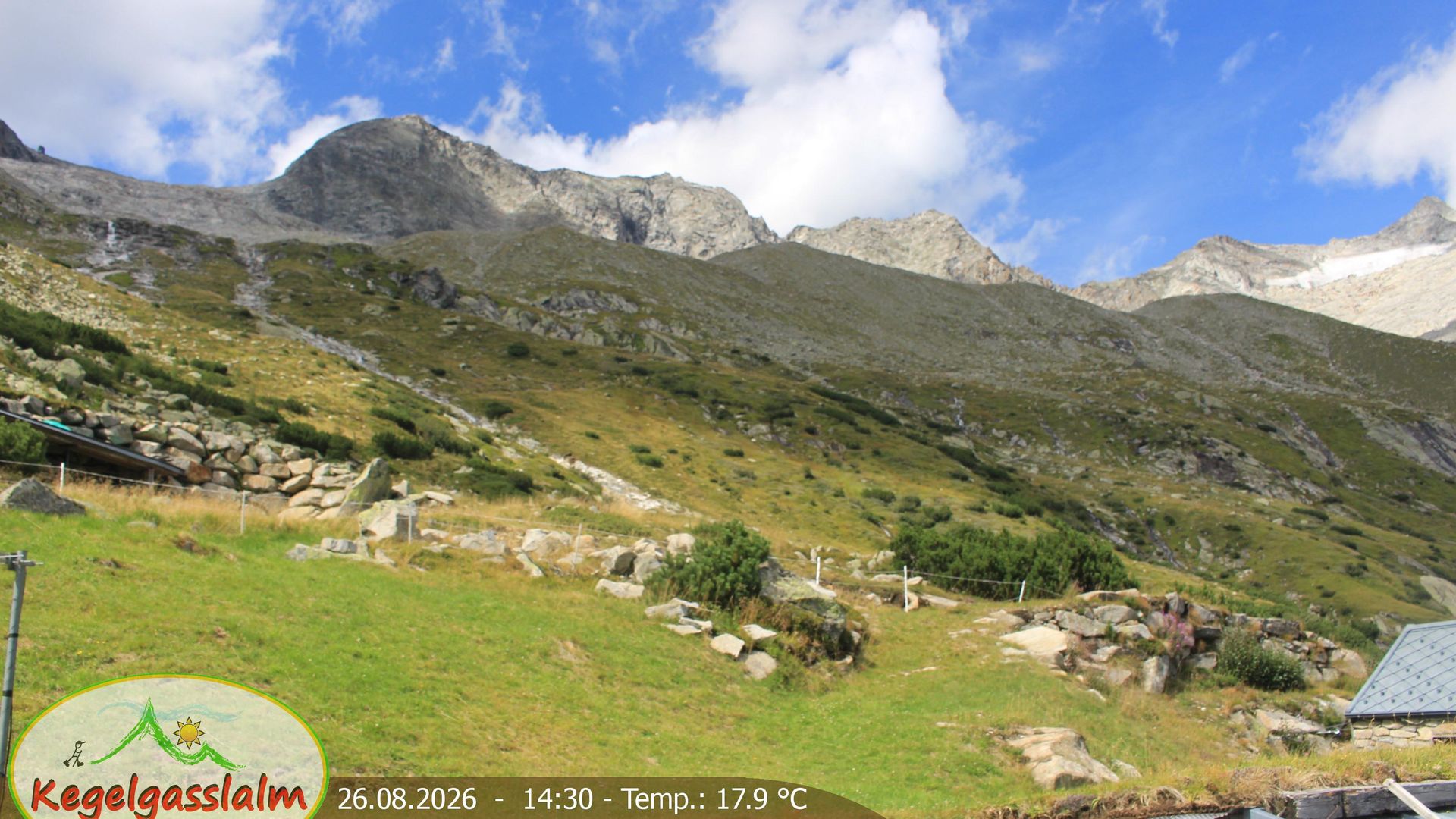 Traffic Cam Ahrntal - Valle Aurina: Kegelgasslalm