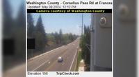 Hillsboro: Washington County - Cornelius Pass Rd at Frances St - Day time
