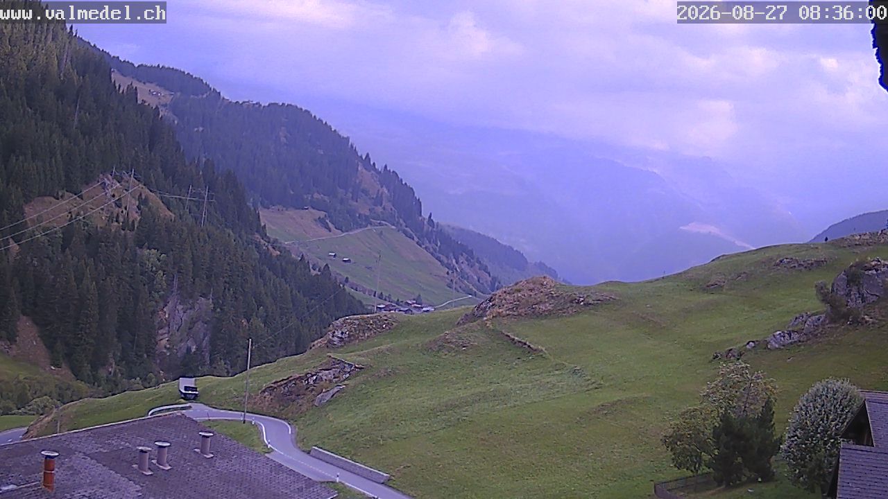 Traffic Cam Medel › North: Fuorns - Fuorns Medel - Val Medel - Disentis/Mustér - Lukmanier Pass
