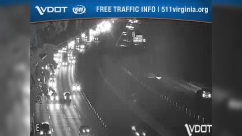 Traffic Cam North Springfield: I-495 - MM 55 - SB - I-495 at end of Express Lanes