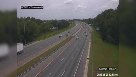 Traffic Cam Jacksonville: I-295 W S of Commonwealth Ave