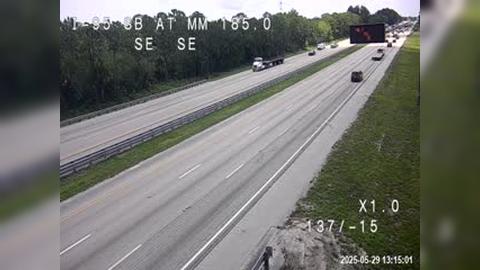 Traffic Cam Melbourne: I-95 @ MM 185 SB