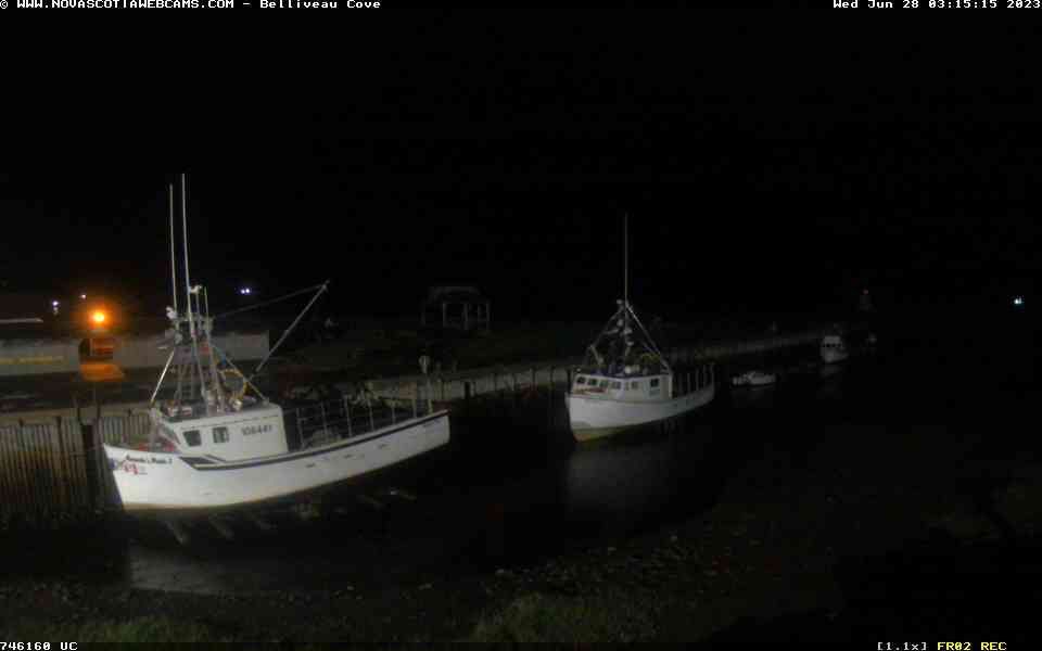 Traffic Cam Belliveaus Cove › South-West: Belliveau Cove Harbour