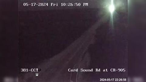 Traffic Cam North Key Largo: Card Sound Road Camera
