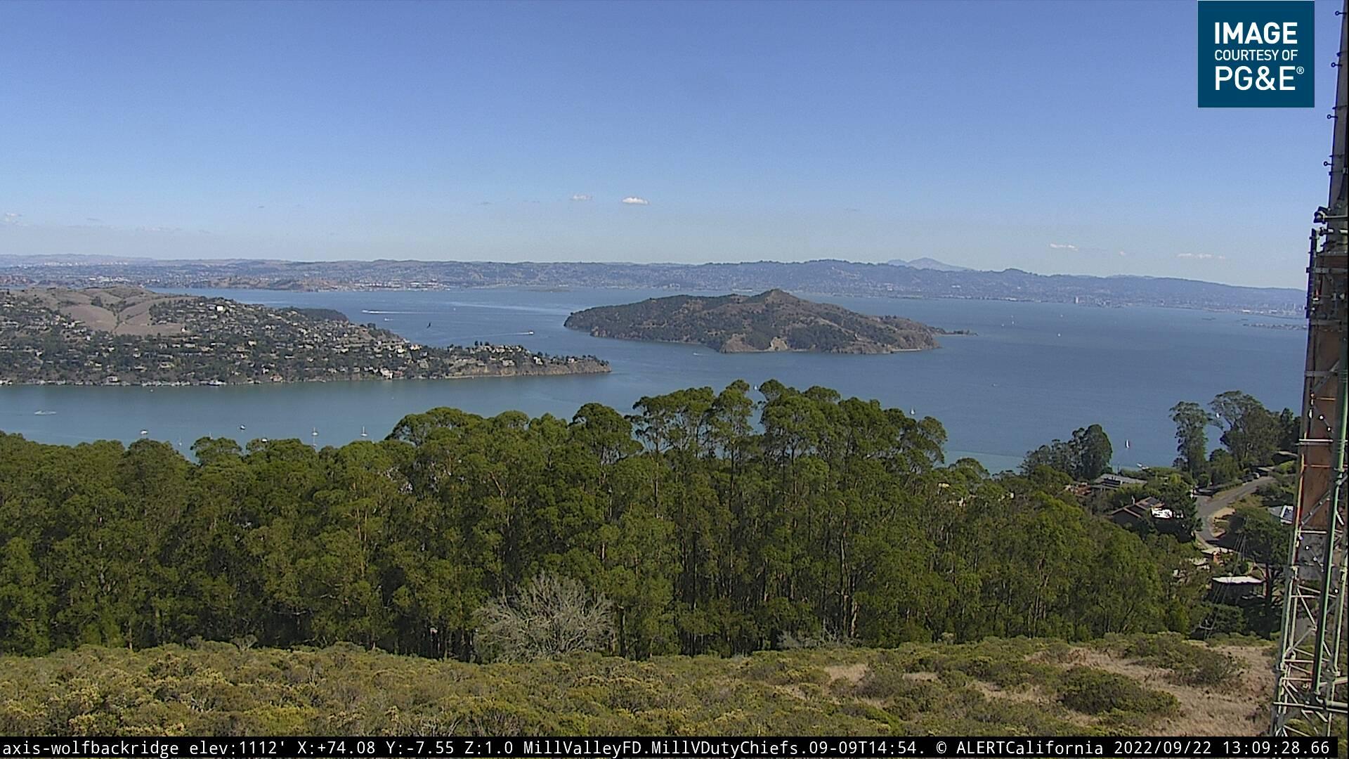 Traffic Cam Sausalito: Wolfback Ridge