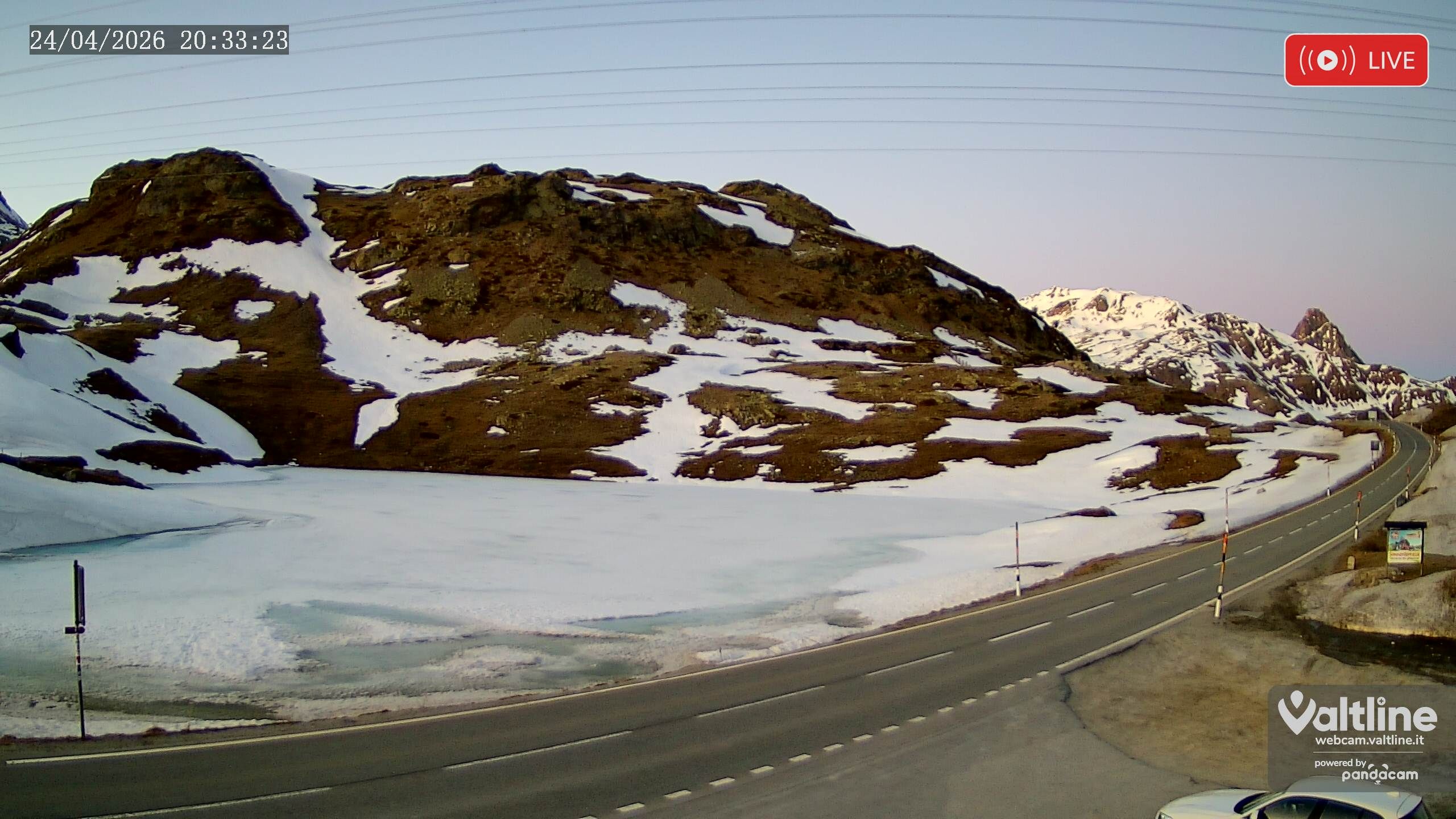 Puschlav: Webcam PASSO BERNINA