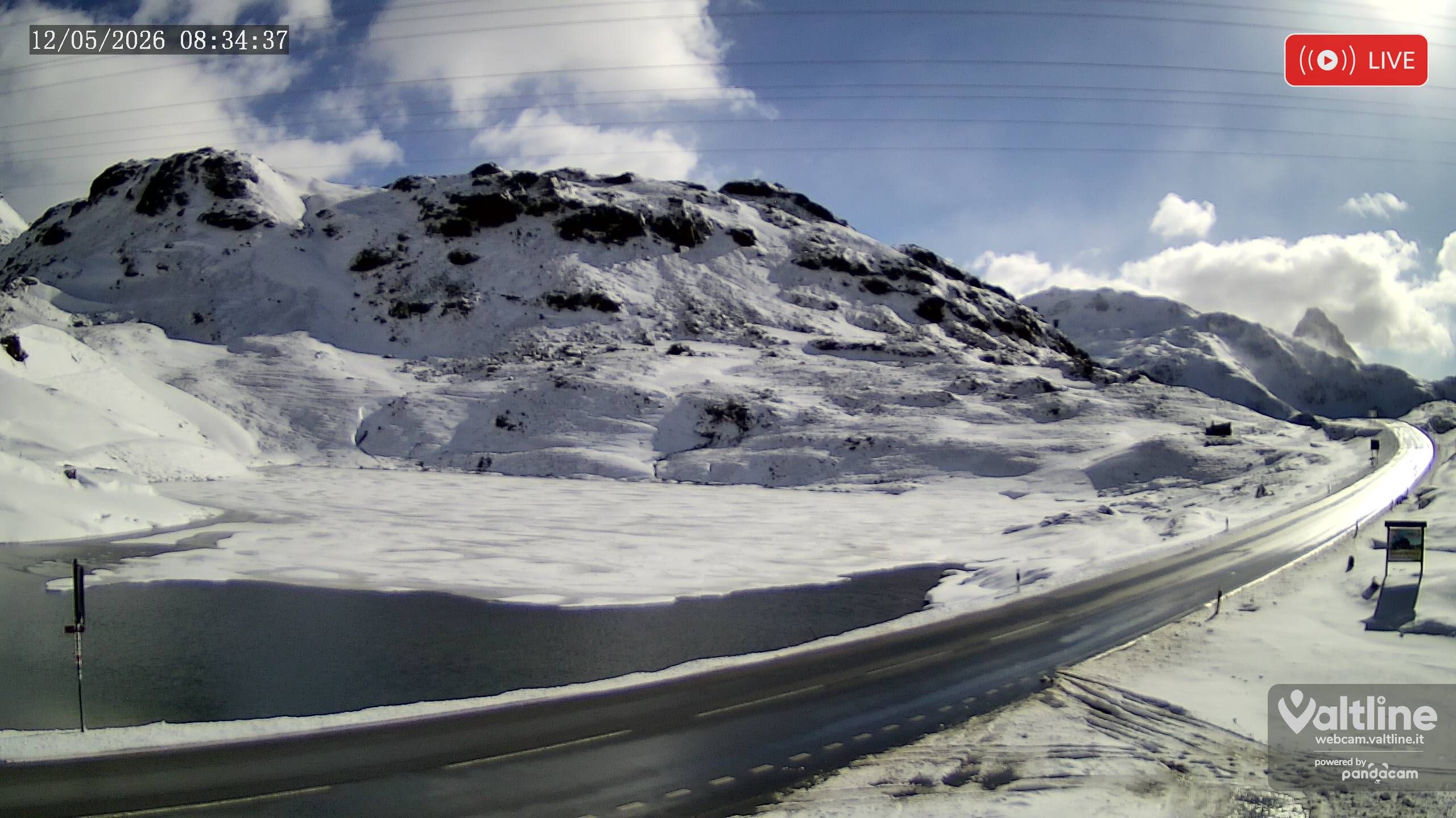Puschlav: Webcam PASSO BERNINA
