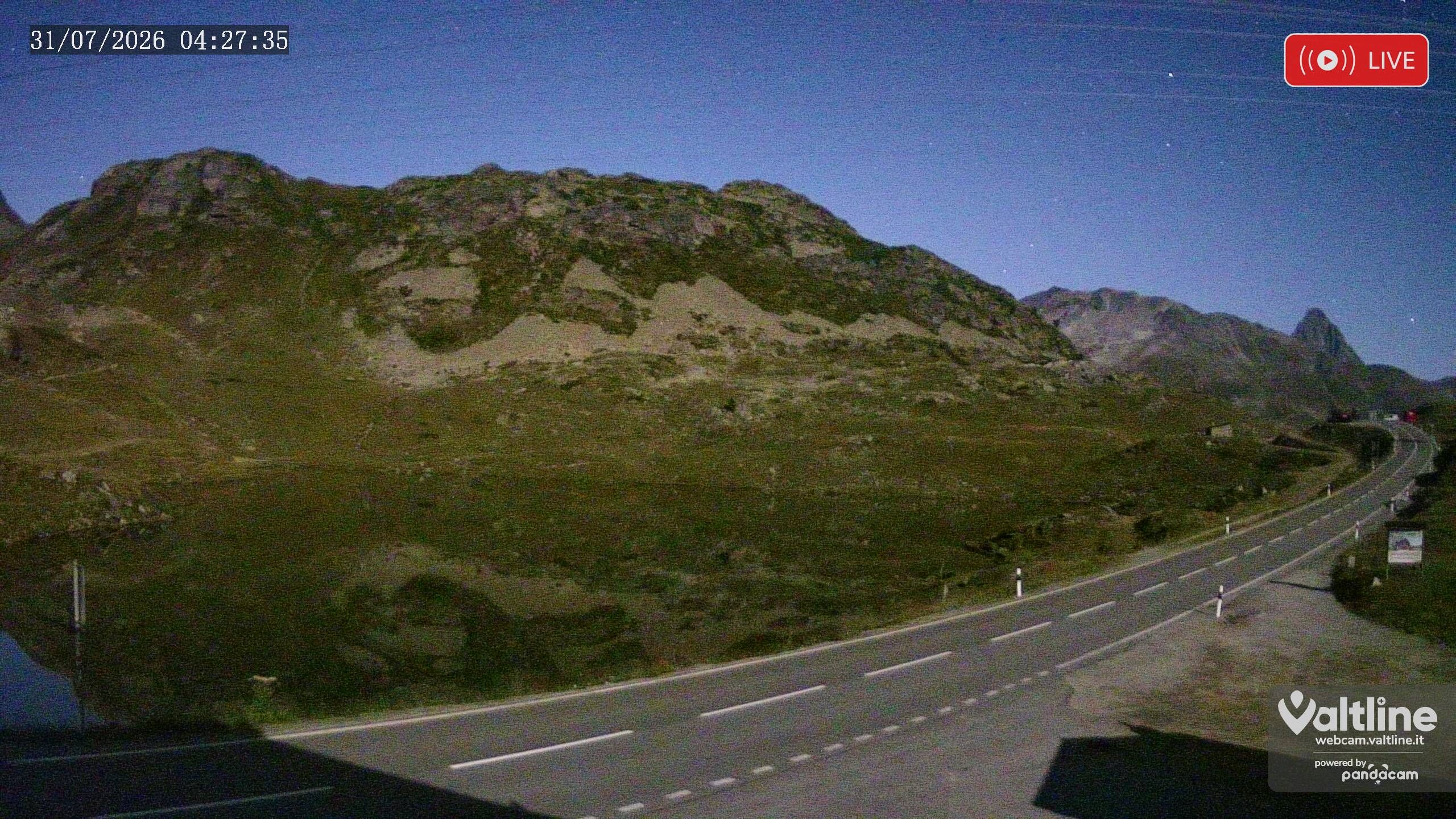 Puschlav: Webcam PASSO BERNINA