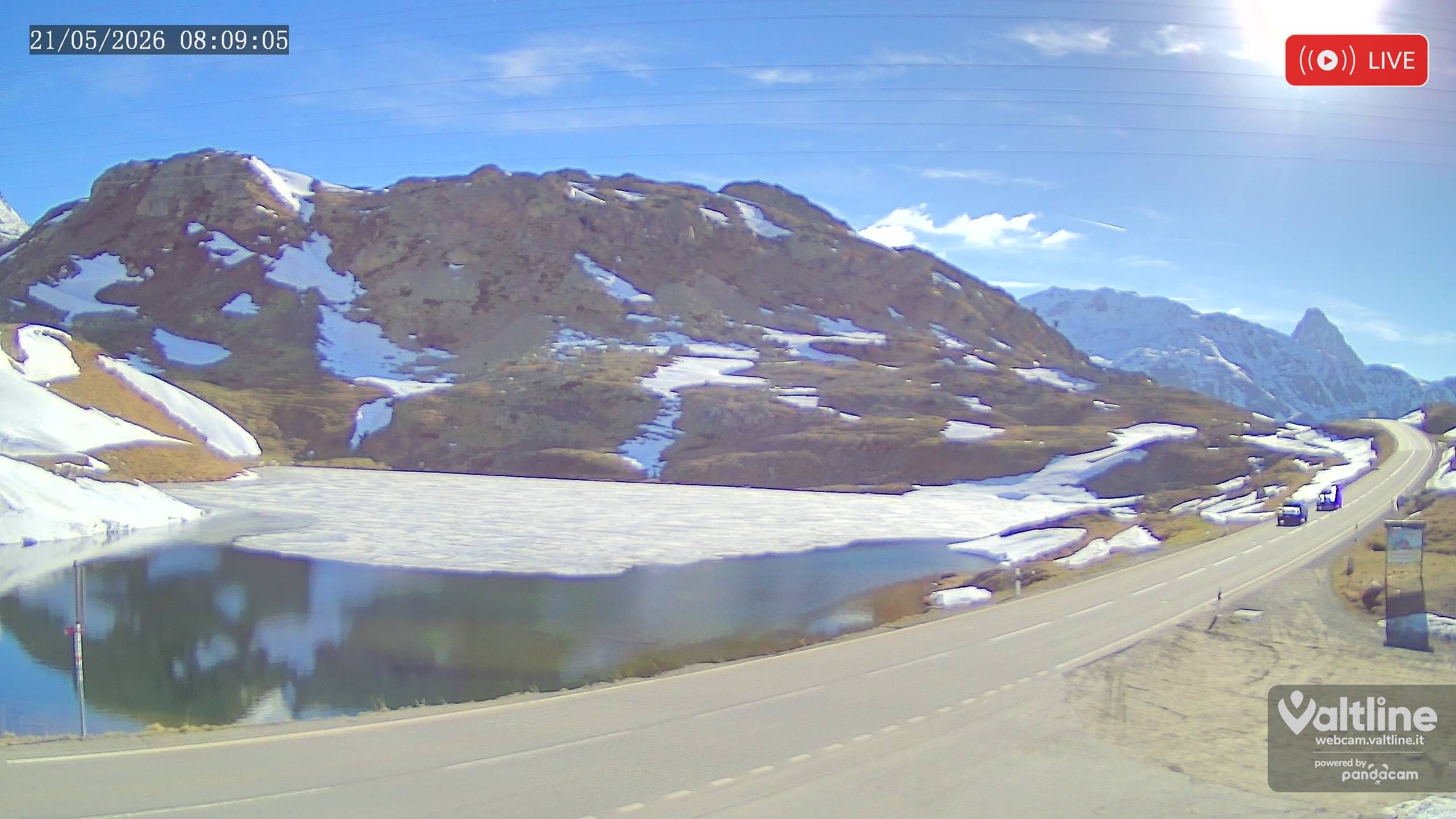 Puschlav: Webcam PASSO BERNINA
