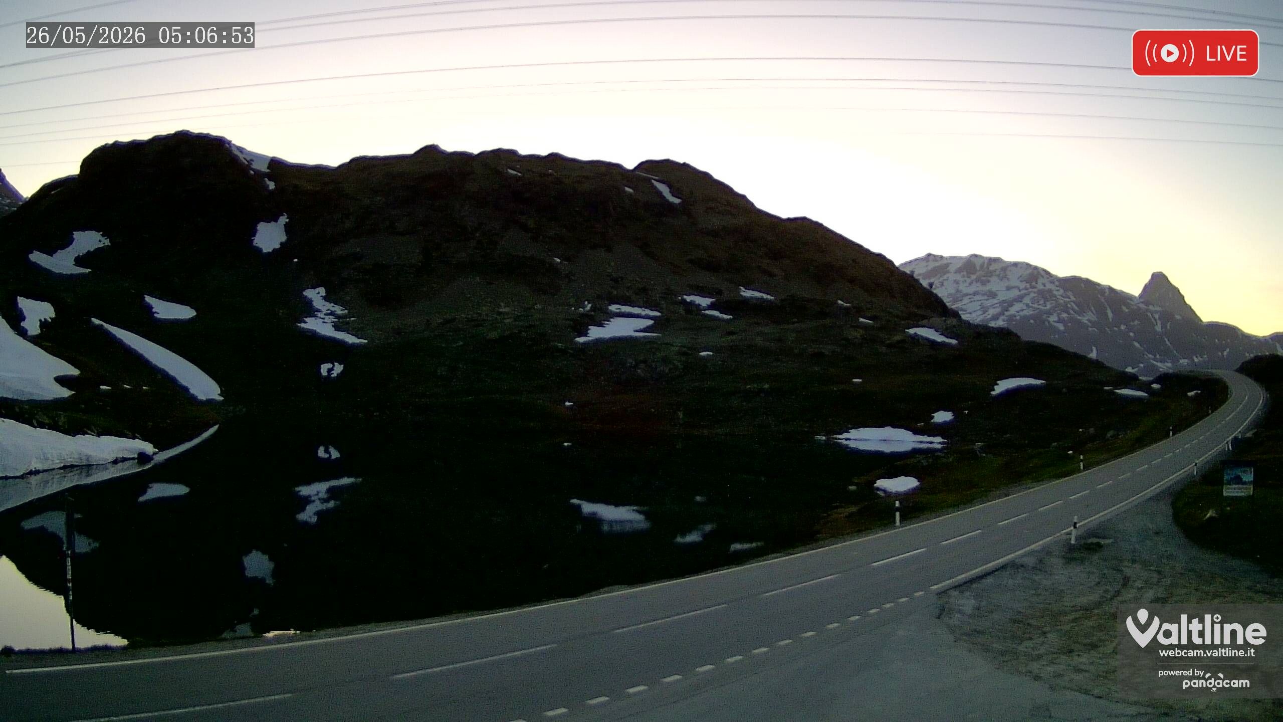 Puschlav: Webcam PASSO BERNINA