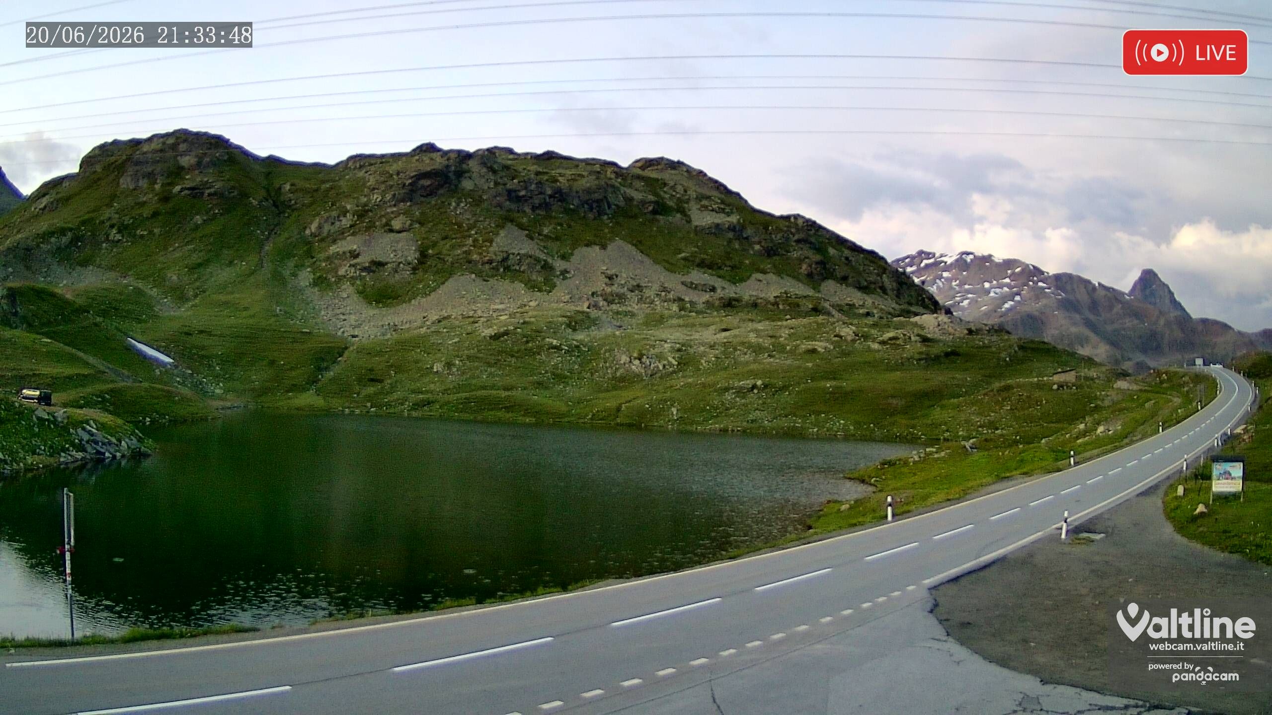 Puschlav: Webcam PASSO BERNINA