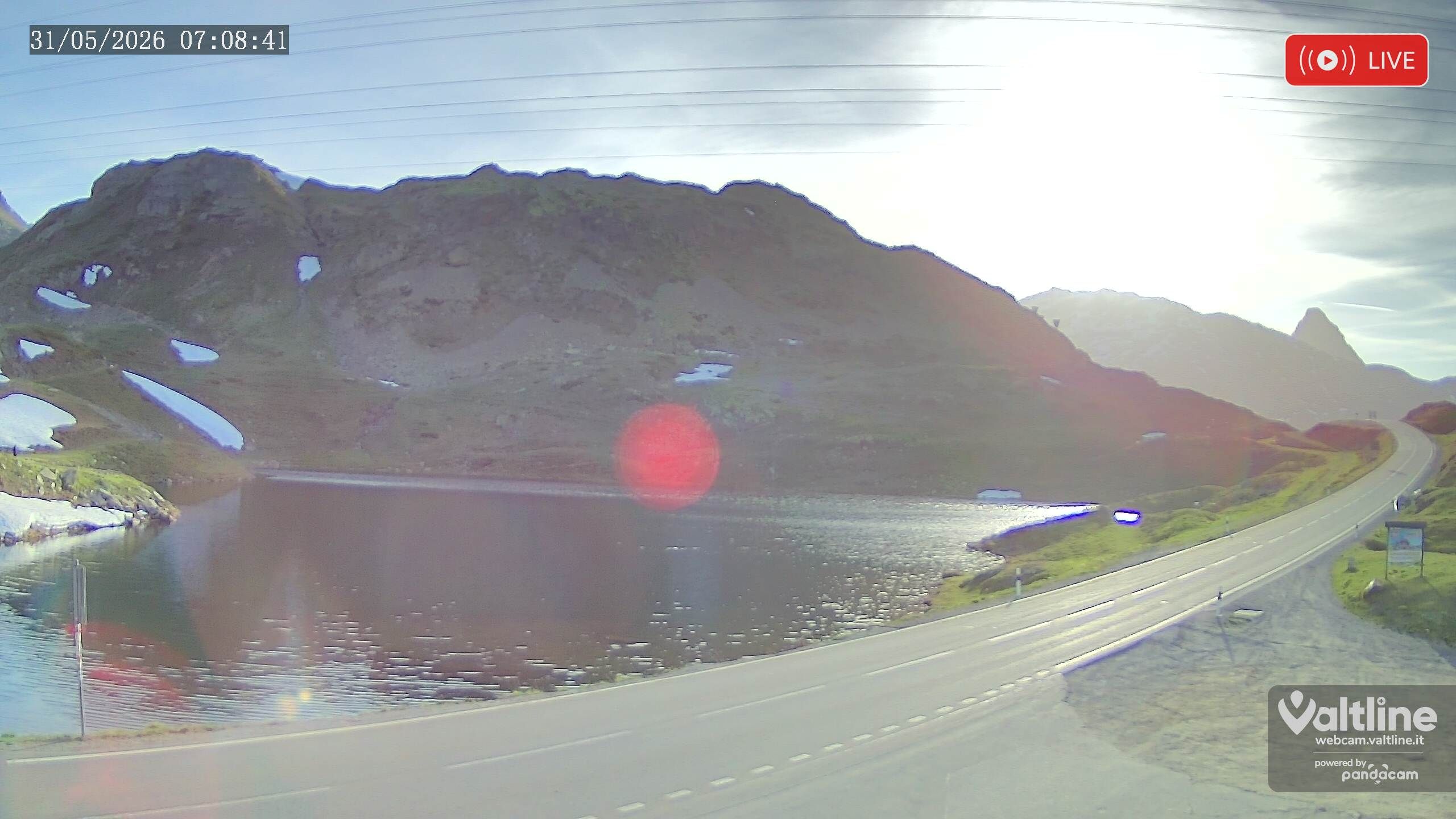 Puschlav: Webcam PASSO BERNINA