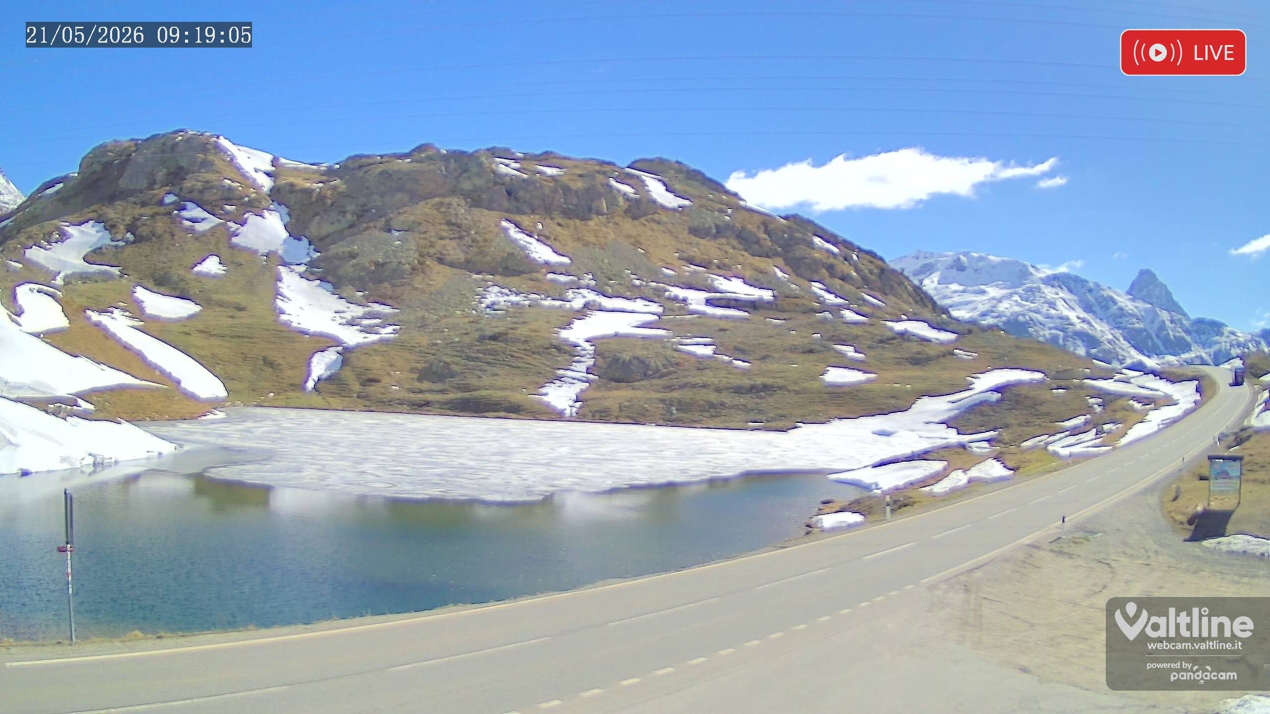 Puschlav: Webcam PASSO BERNINA