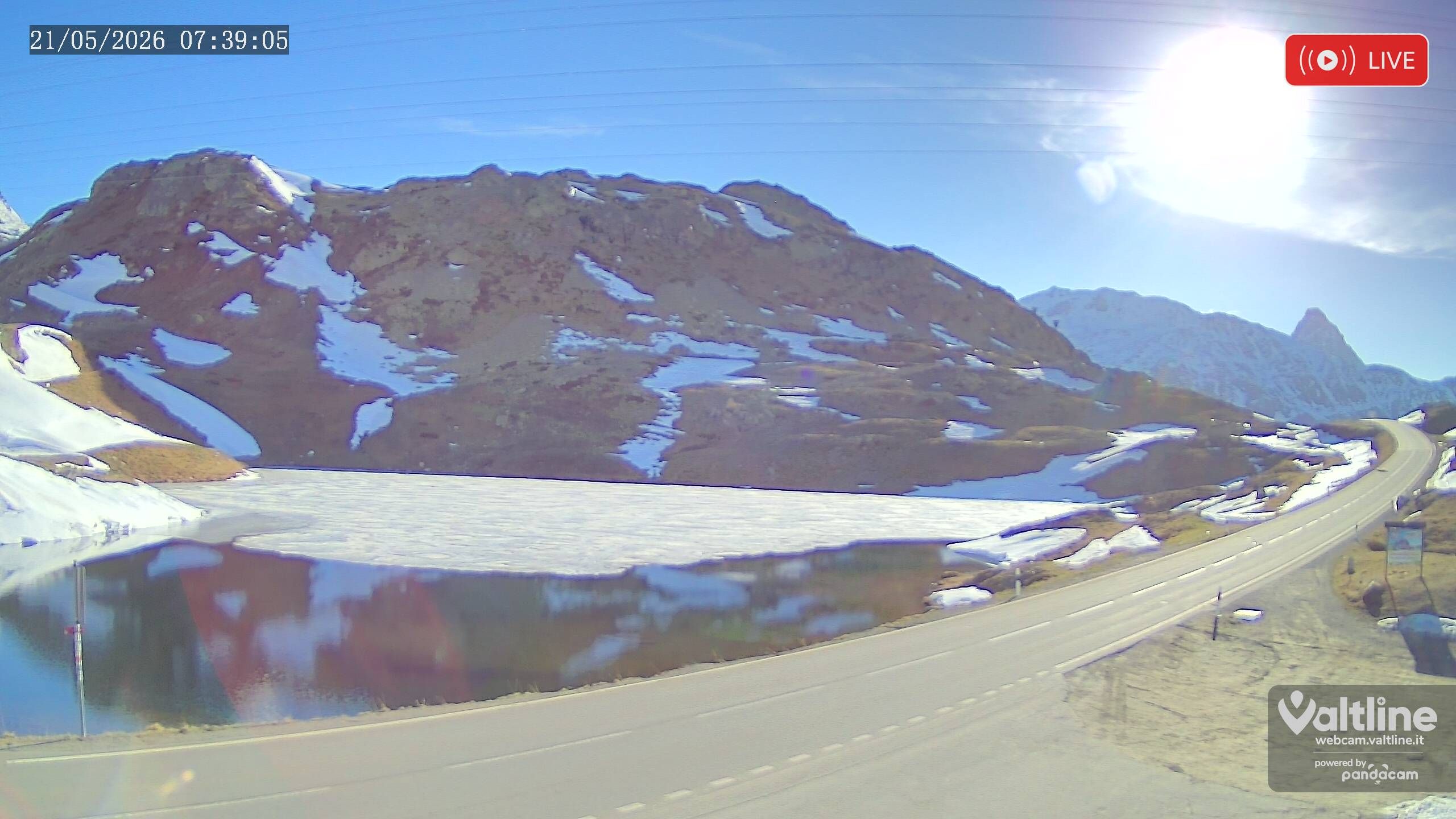 Puschlav: Webcam PASSO BERNINA