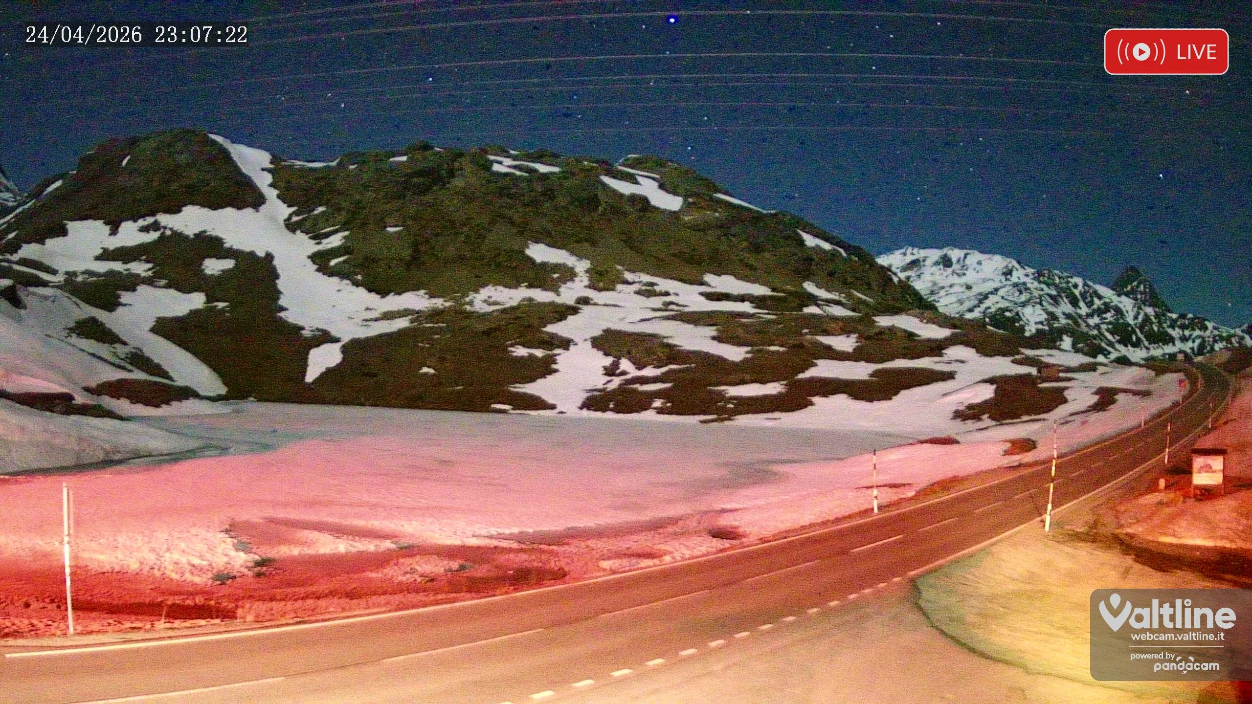 Puschlav: Webcam PASSO BERNINA