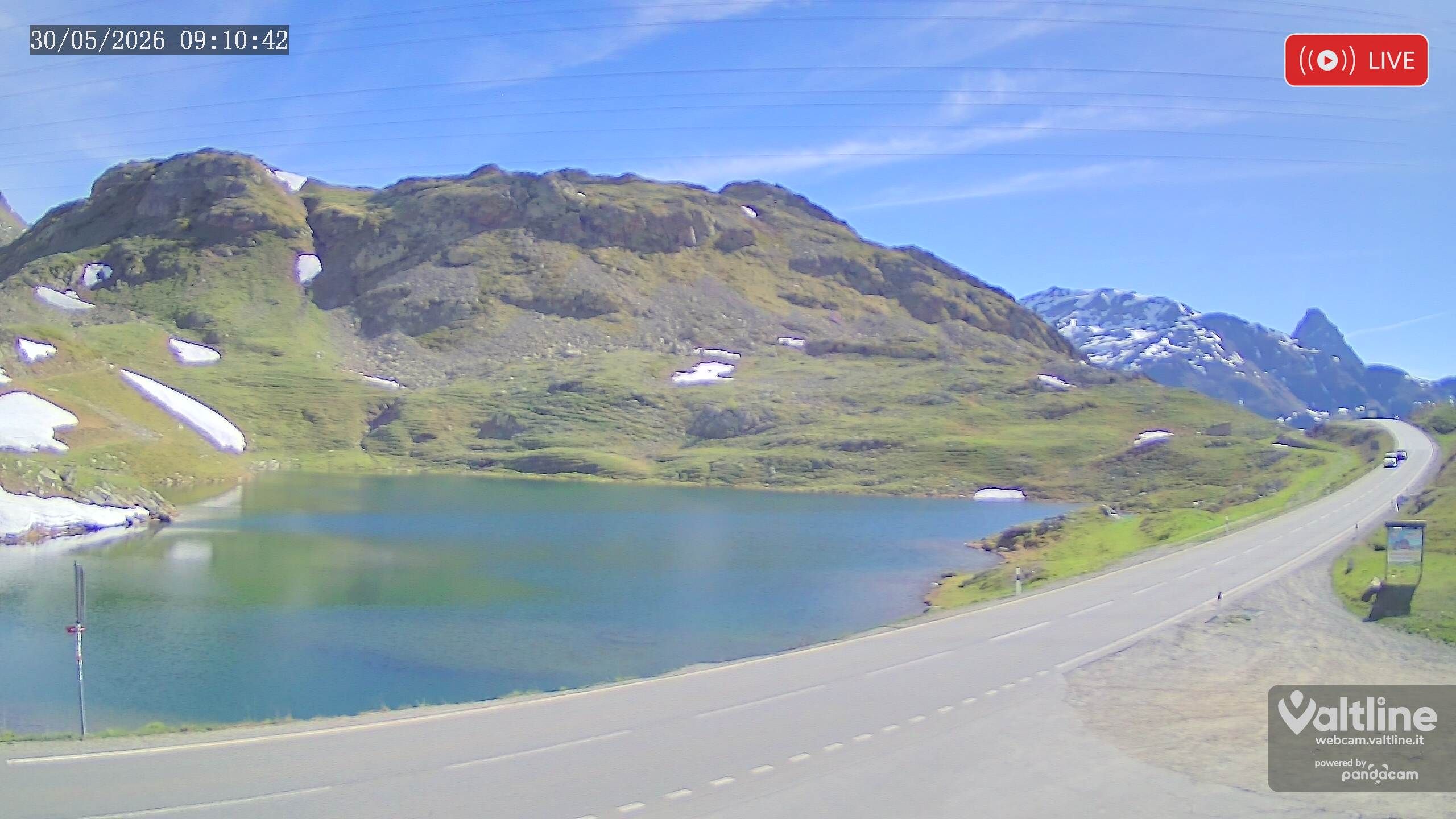 Puschlav: Webcam PASSO BERNINA