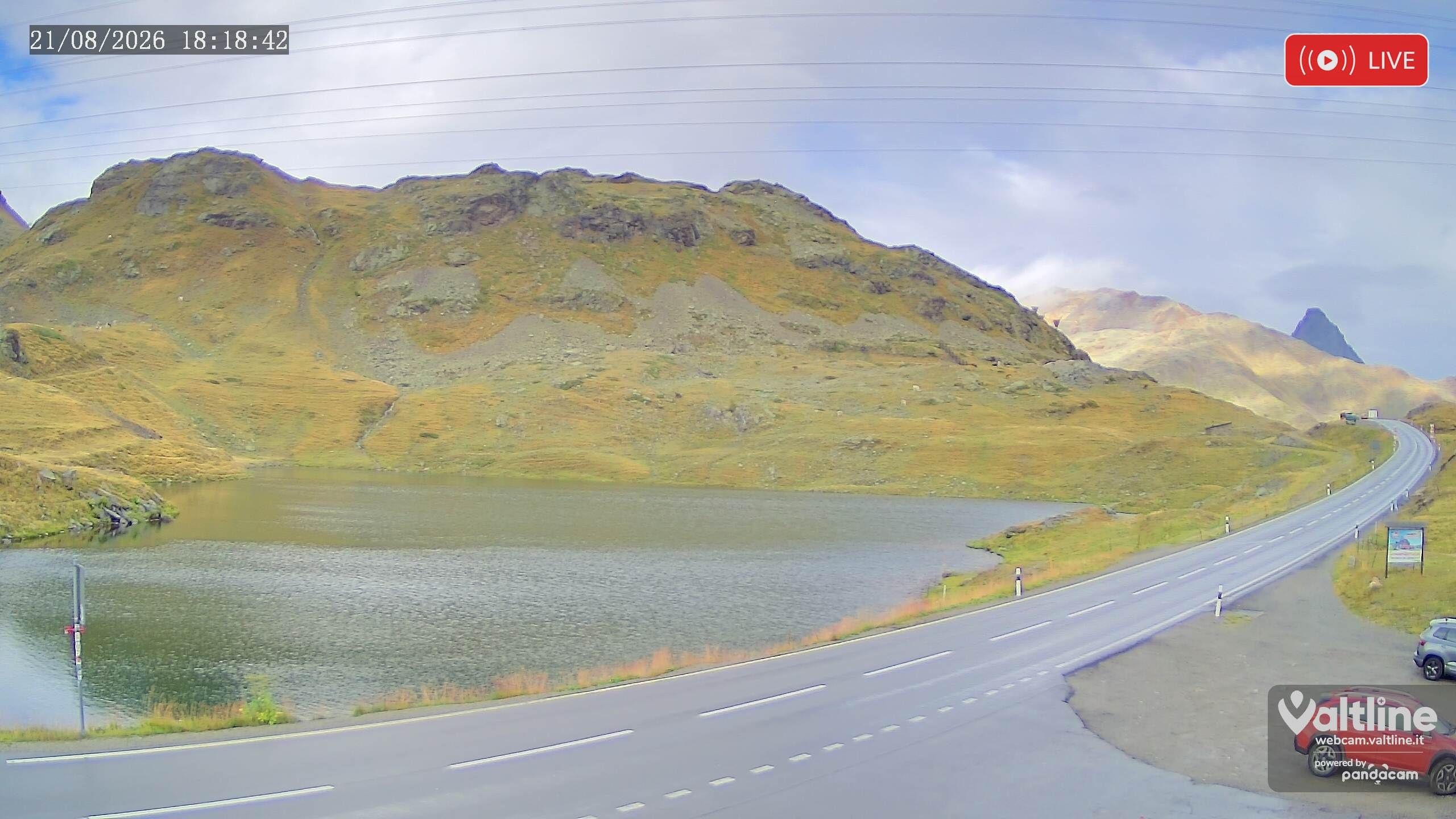 Puschlav: Webcam PASSO BERNINA