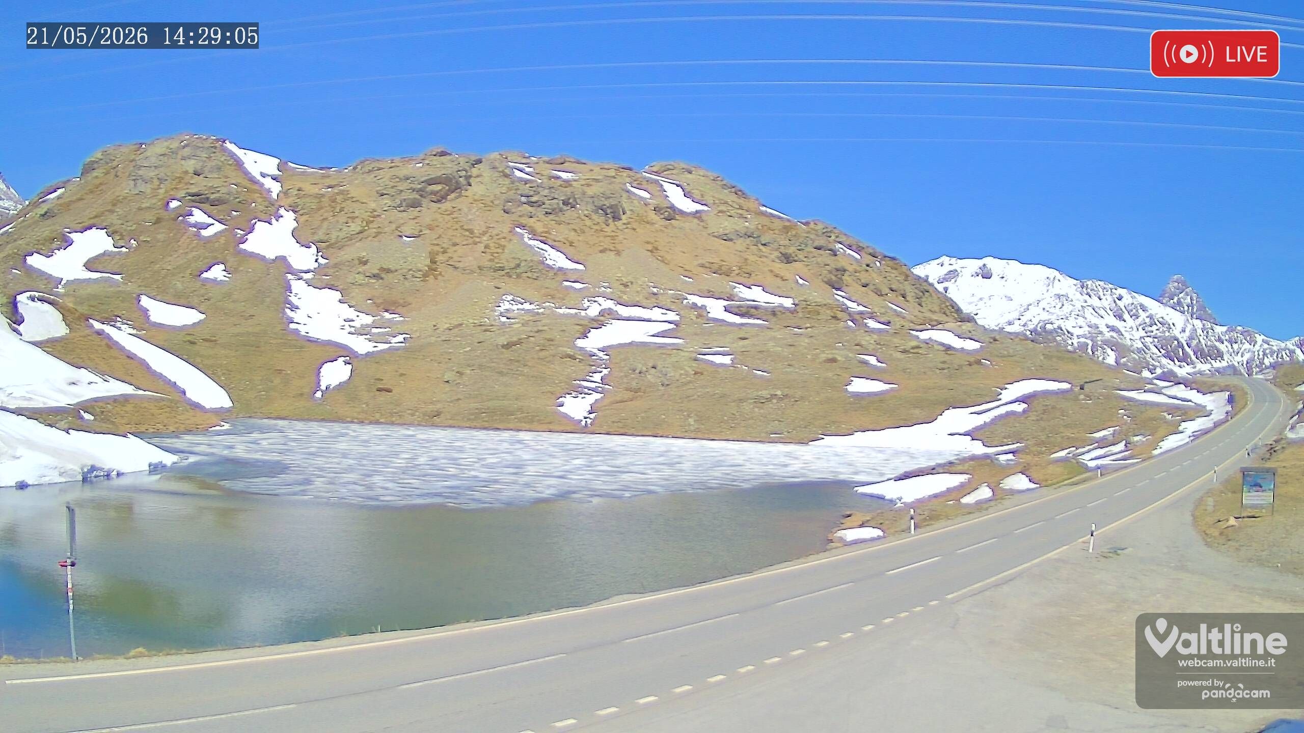 Puschlav: Webcam PASSO BERNINA